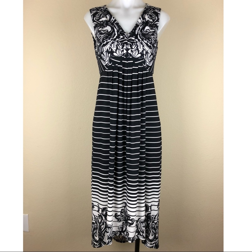 Chicos High Low Sleeveless Dress Stretch Size 0